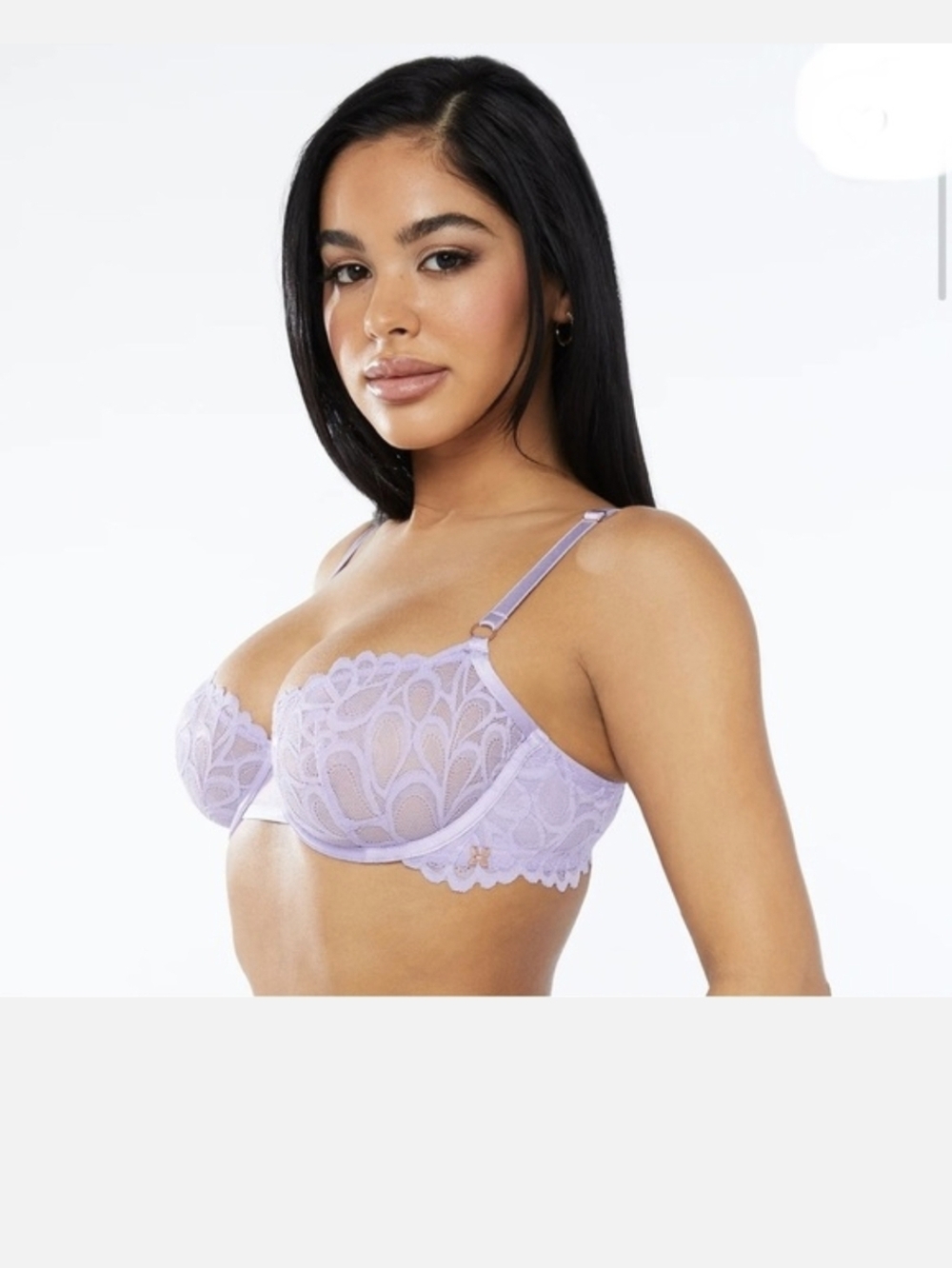 Savage X Fenty Lavender Lace Underwire Bra